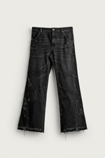 ДЖИНСЫ FLARE С ДЕКОРАТИВНЫМИ ШВАМИ — ZARA