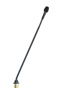 SHURE MX415R/N конференц. микрофон на 'гусиной шее' 15' с предусилителем и индикатором без капсуля, цвет черный.
