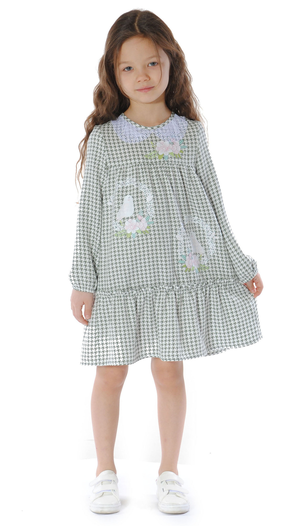 Платье летнее трикотажное для девочки 2-8 лет Fleur de Vie