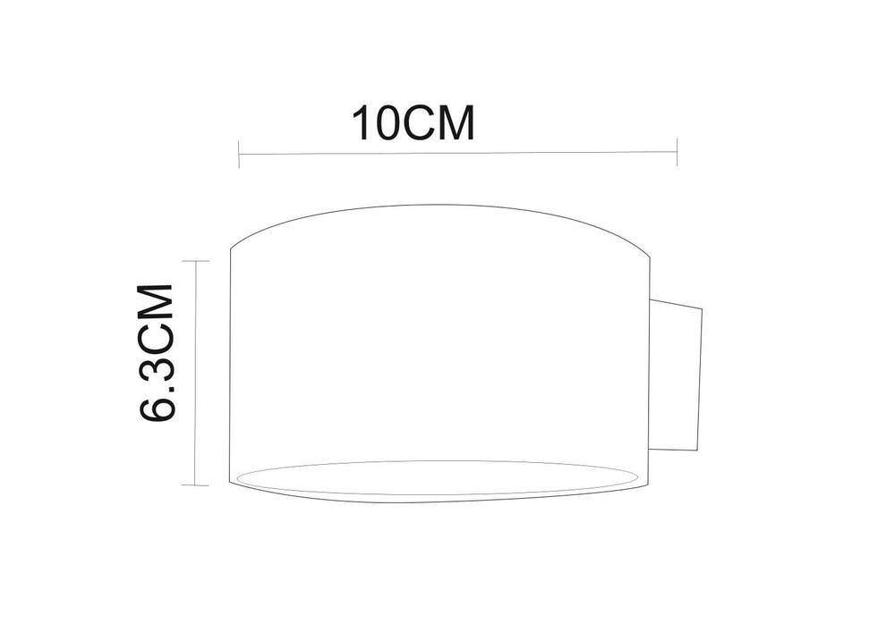 Светильник настенный Arte Lamp Cerchio A1417AP-1WH