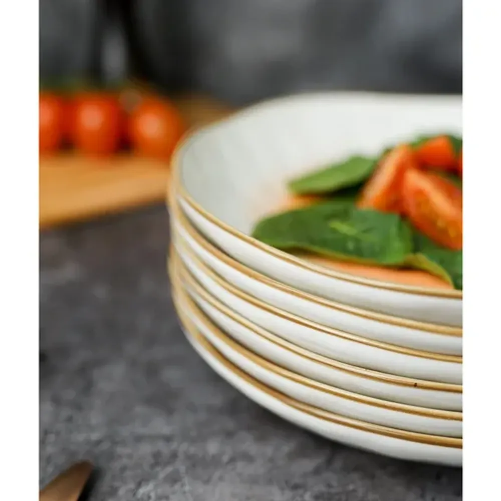 Салатник 450 мл d 21,5 см h3,8 см оранжевый фарфор "The Sun Eco" P.L. Proff Cuisine [6]