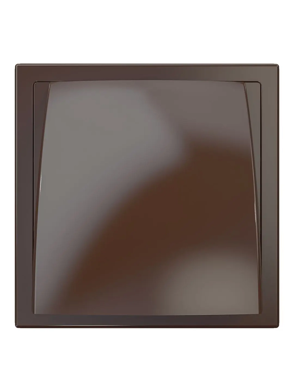 Выход стенной пластиковый ERA D150/160 мм 190x190 мм коричневый
