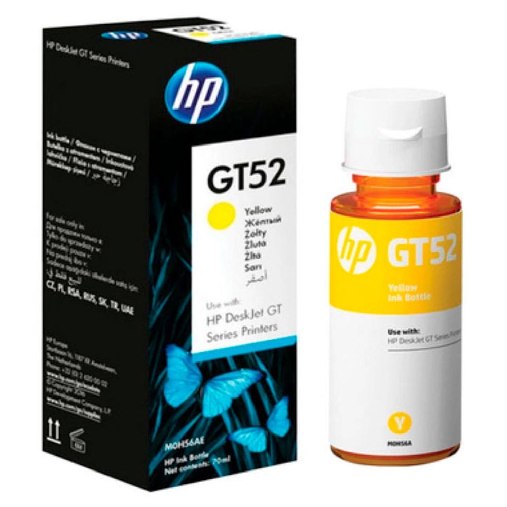 Ёмкость с чернилами HP GT52 желтая 70 мл (8000 стр) Ёмкость с чернилами HP GT52 желтая 70 мл (8000 стр)