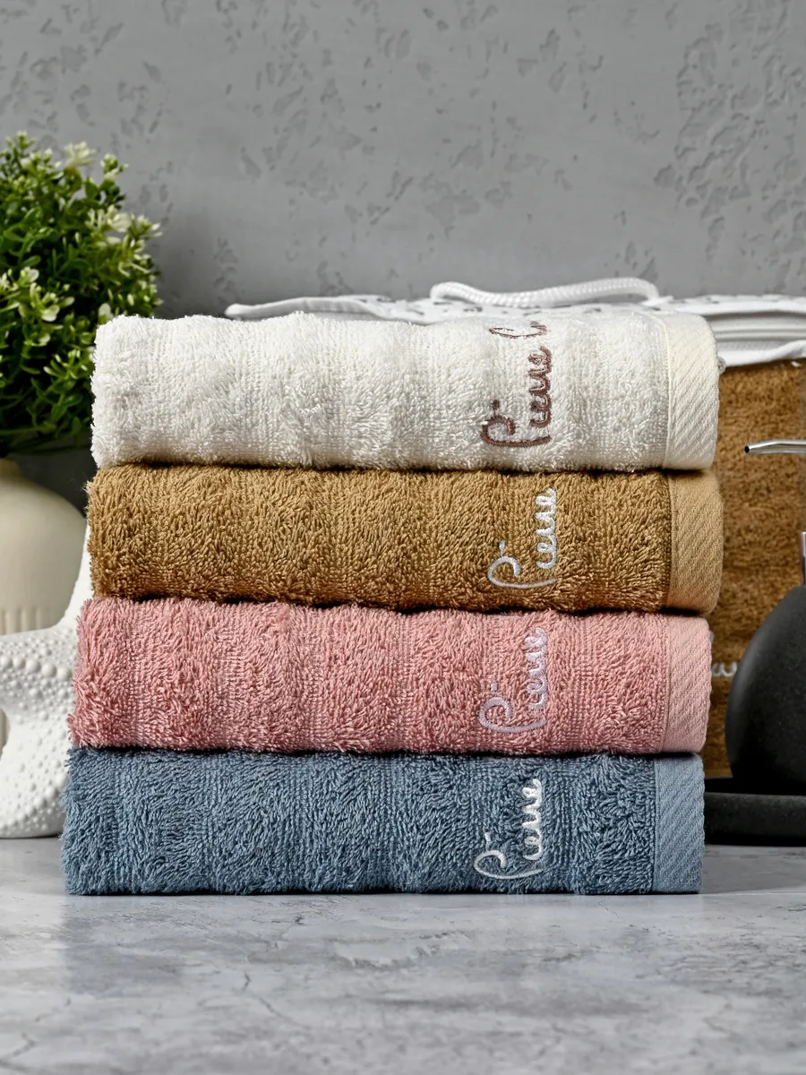 HAV00212 Набор полотенец для лица PIERRE CARDIN HOME из 4пр HARMONY 50х90