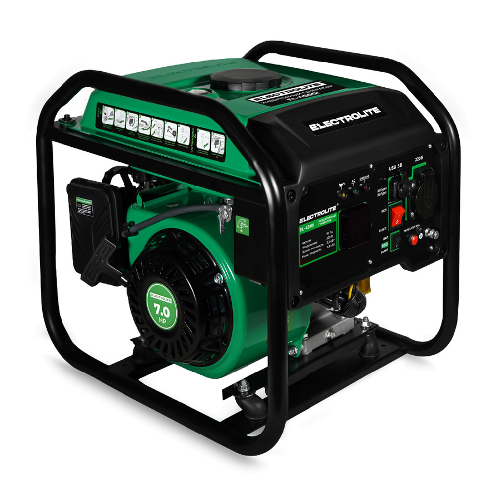 Генератор инверторный Electrolite EL-4500i