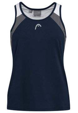 Топ теннисный Head Club 22 Tank Top W - dark blue