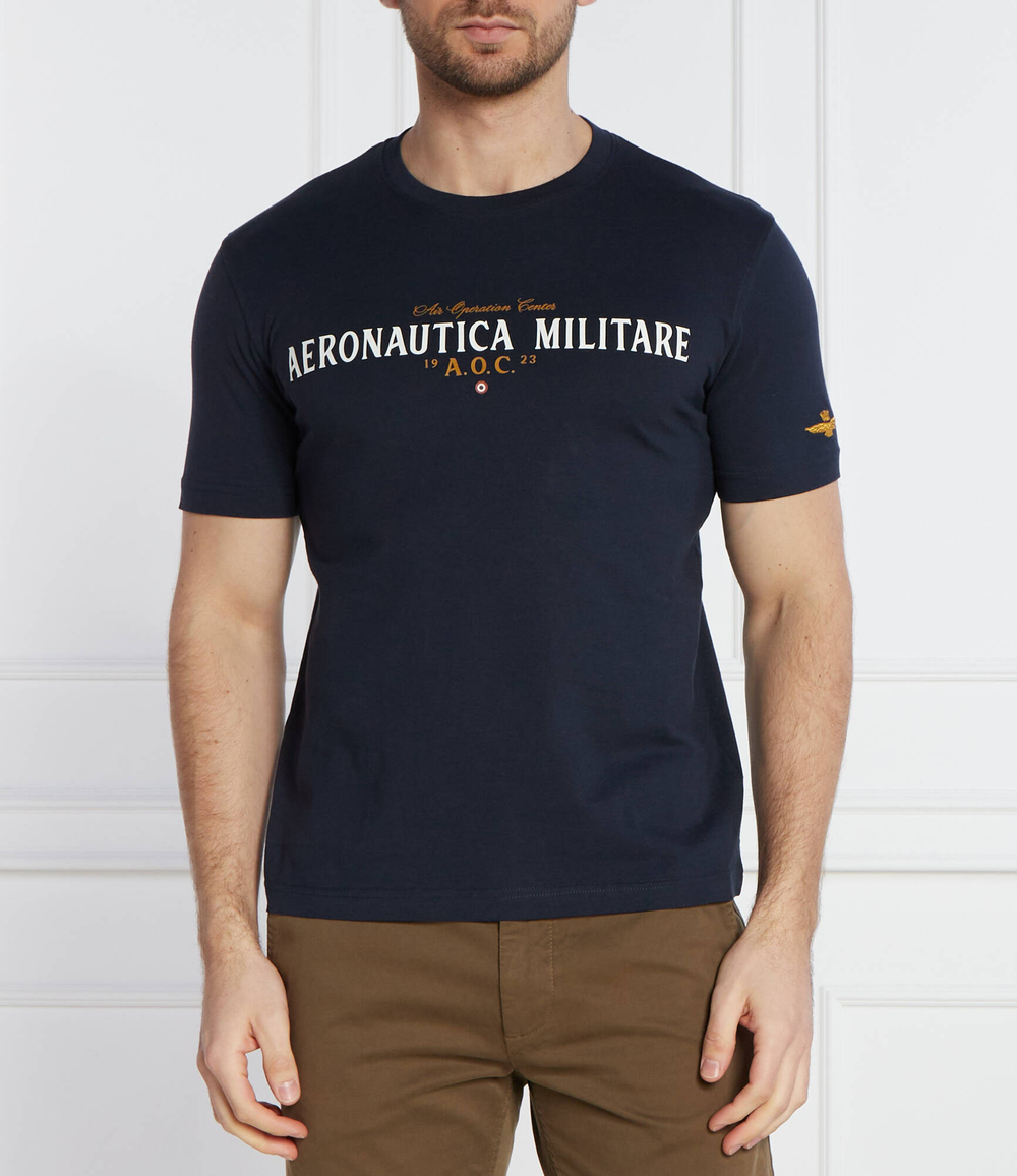 Футболка Aeronautica Militare - темно-синий(TS2218J641)