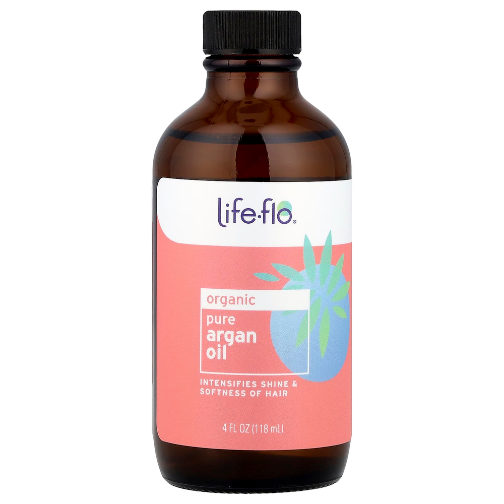Life-flo, Органическое чистое аргановое масло, 118 мл (4 жидк. Унции)