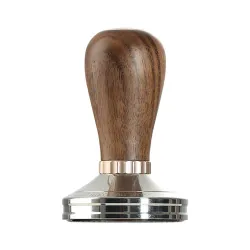 Темпер для кофе d 58 мм h9 см Thunder Tamper нерж. сталь дерев. ручка коричневый ZeroHero