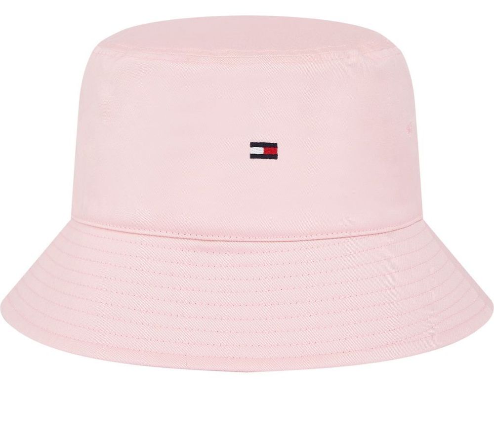 Теннисная кепка Tommy Hilfiger Essential Flag Bucket Women - pink dust