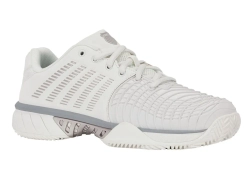 Женские Кроссовки теннисные K-Swiss Express Light 3 Clay - blanc de blanc/ultimate gray/rose gold