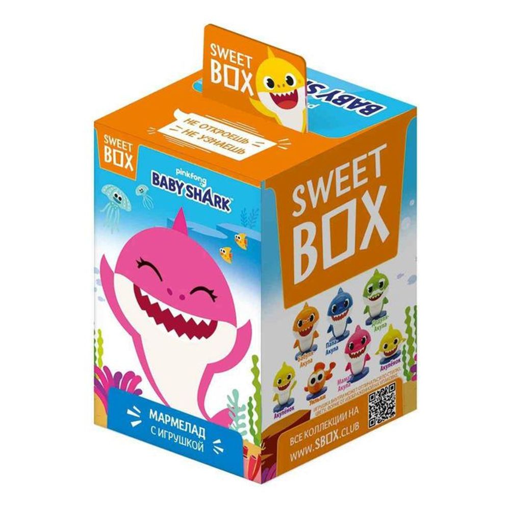 Мармелад с подарком "SWEET BOX" Baby Shark 10г.