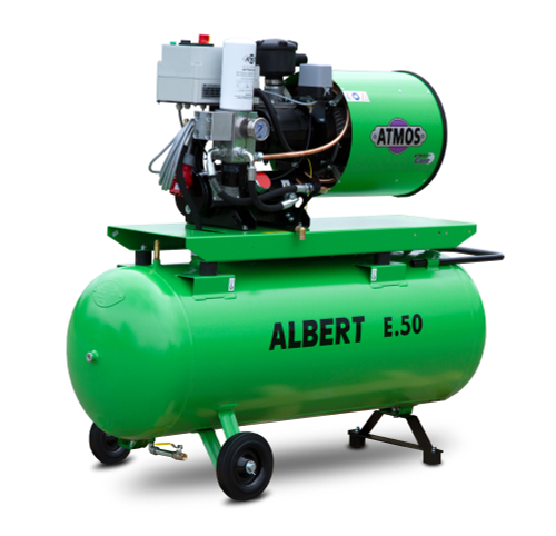 Винтовой компрессор Atmos Albert E 50-10-RD с ресивером и осушителем