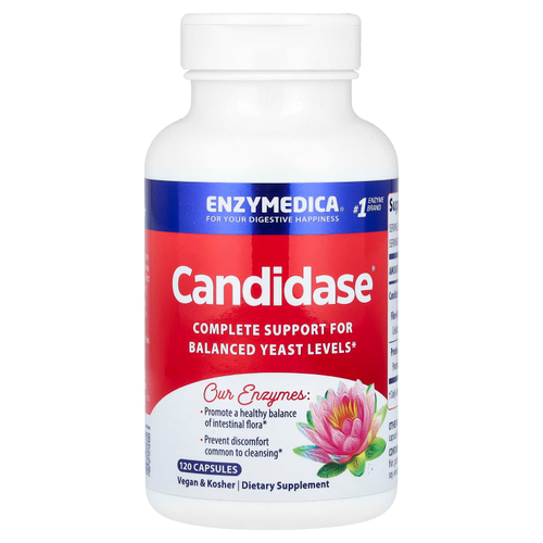 Enzymedica, Препарат Candidase, 120 капсул