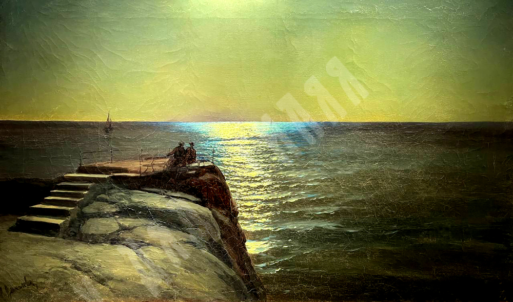 Вещилов К. А. Лунный свет. Холст, масло, 1910-е