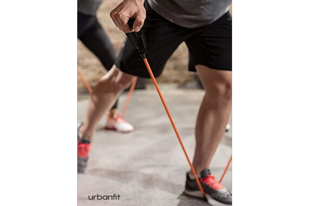 Набор эспандеров трубчатых из латекса Urbanfit, 11 предметов