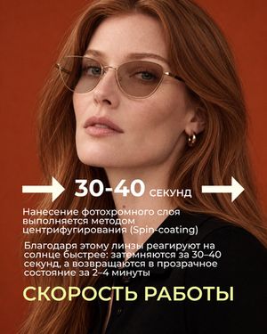 Фотохромная прогрессивная линза Corlinz Progressive Photochromic 1.74 Brown