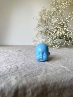 Свеча Bobblehead Сизый (Французское печенье)
