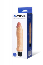 Реалистичный вибратор A-Toys, (16,5 см) (Цвет: телесный)