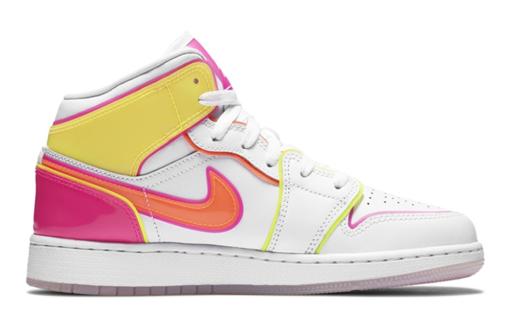 Jordan 1 Mid 'Edge Glow' GS