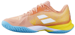 Женские теннисные кроссовки Babolat Jet Mach 3 All Court - coral/gold fusion