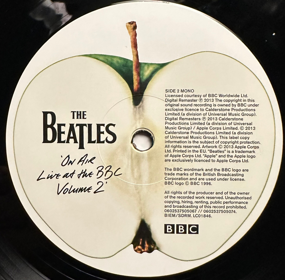 The Beatles - On Air - Live At The BBC Volume 2 (Европа 2013г.) 3LP