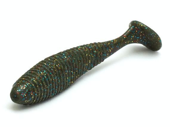 Виброхвосты съедобные LJ Pro Series JOCO SHAKER 3.5in (8,89 см), цв. F08, 4 шт.