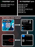 Стильный чехол-книжка из кожи для REALME 9 PRO+ и 9 4G (3521) с отделом для наличных, 3 слотами для карт и подставкой