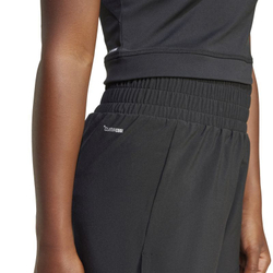 Шорты для девочки теннисные Adidas All Sports Pacer NXT 2in1 - чёрные/белые