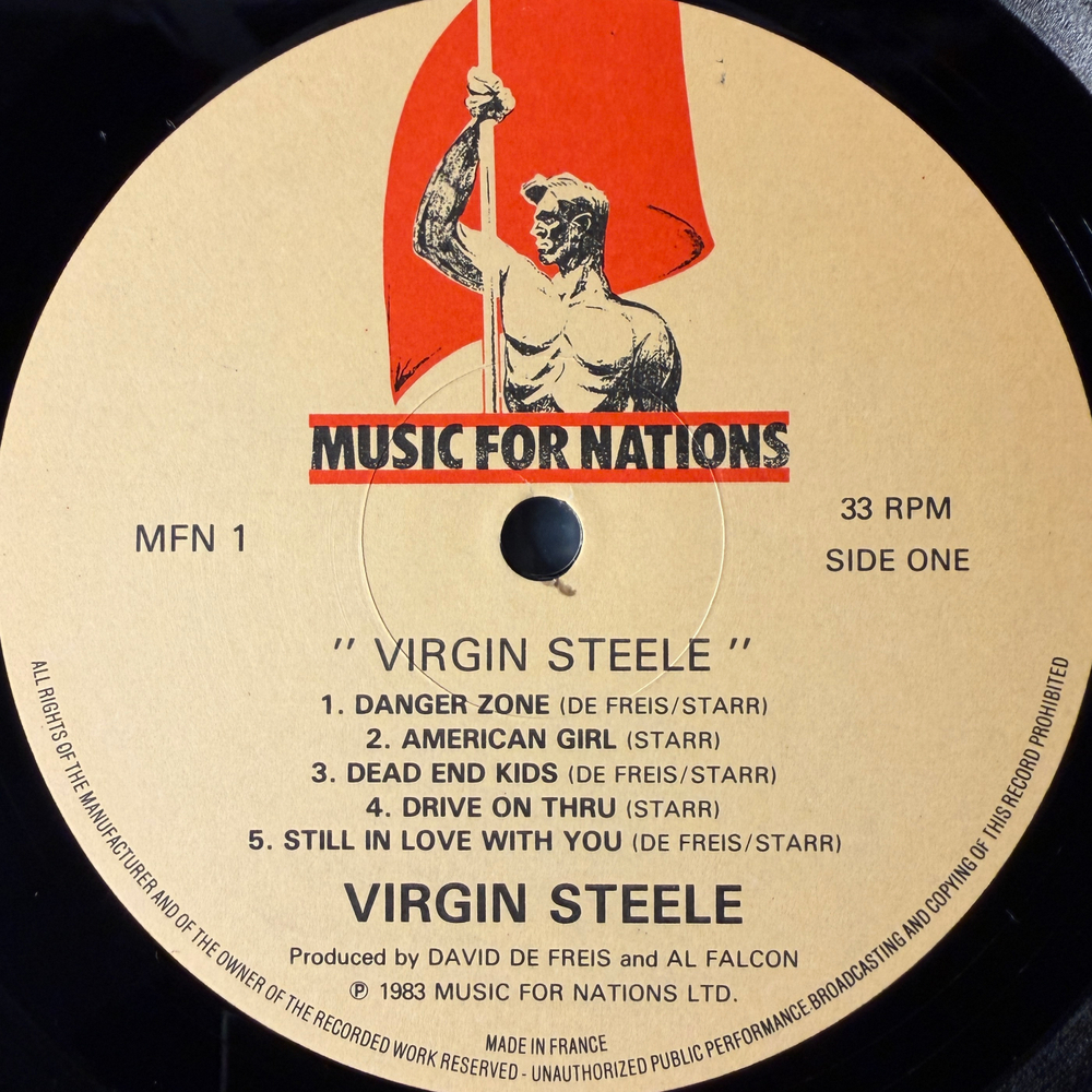 Virgin Steele – Virgin Steele (Франция 1983г.) Т