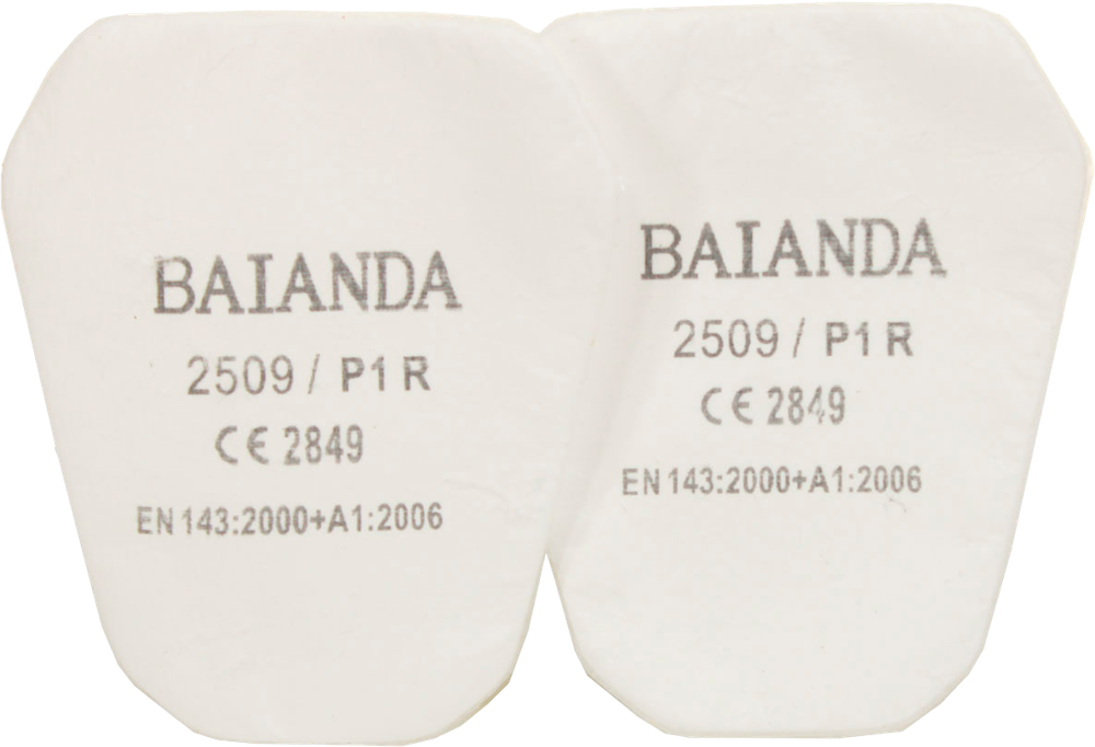 Фильтр для защиты от твердых и жидких частиц BAIANDA, 2509 P1R РОЗ, РОЗ упаковка 10 шт/уп, упак