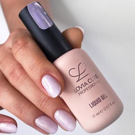 Lovia Cure 4in1 Liquid Gel Wedding Vibe Promise 15 - Полигель Архитектор с шиммером, 17 мл