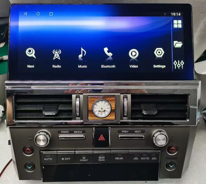 Магнитола для Lexus GX460 2009-2019 - Kuberg ZH-L1208 монитор 12.3" на Android 12, Быстрая, CarPlay, 4G SIM-слот