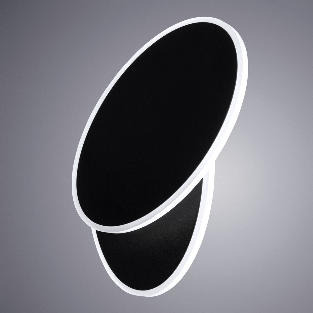 Бра Arte Lamp Eclipse Oval A2601AP-1BK