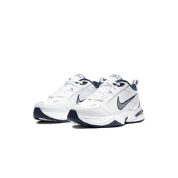 alt="Полноразмерная амортизация Air-Sole на подошве Nike Air Monarch IV White Navy"