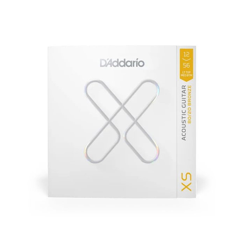 D'ADDARIO XSABR1256 - струны для акустической гитары,ронза с покрытием XS, 12-56