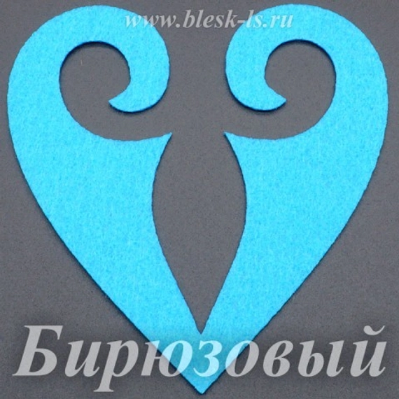 Фетровая основа #19, Основа #19 (бирюзовая)