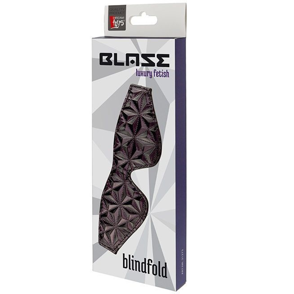 Фиолетово-черная маска BLAZE BLINDFOLD PURPLE (Цвет: фиолетовый с черным)
