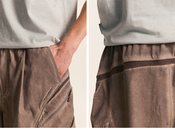 Шорты Nothomme Monterest Garment Dyed коричневый