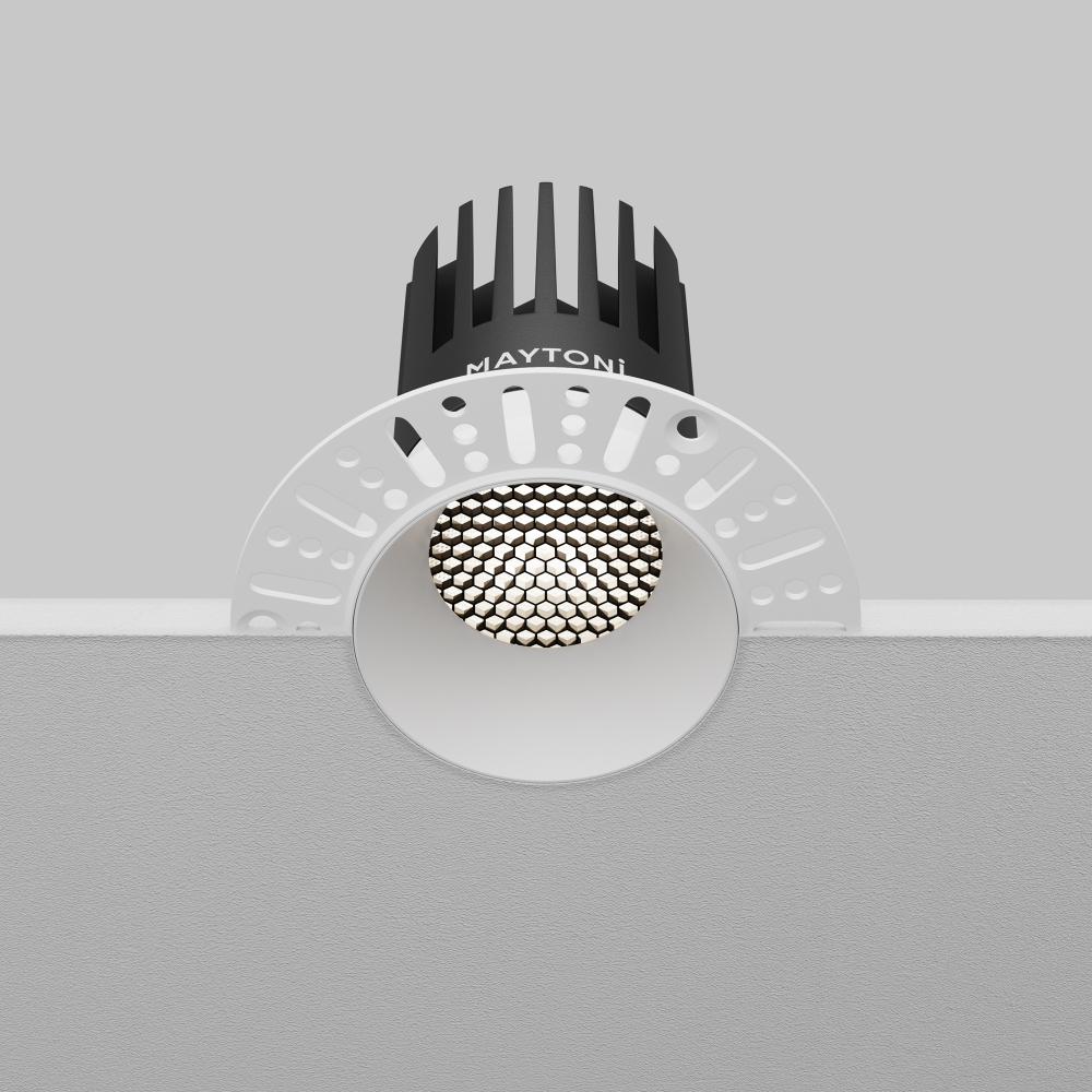 Встраиваемый светодиодный светильник Maytoni Dip DL121-15W-4K-TRS-W