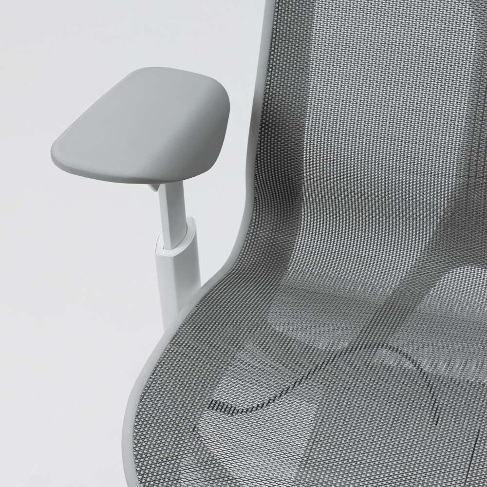Кресло Herman Miller Cosm, высокая спинка, цвет Mineral, регулируемые подлокотники
