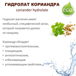 Гидролат кориандра / coriander hydrolate