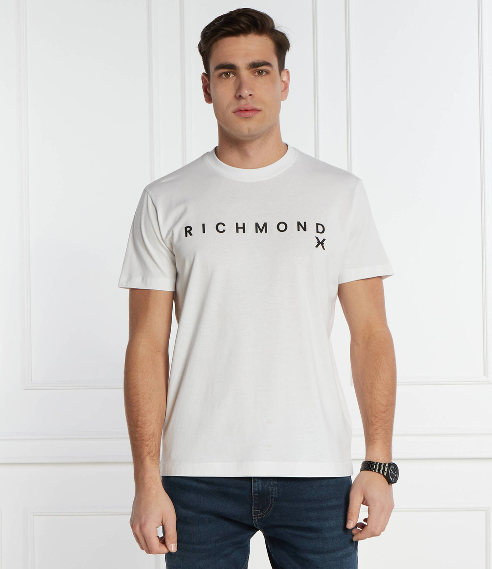 Футболка AARON Richmond X - белый(UMP24004TS)