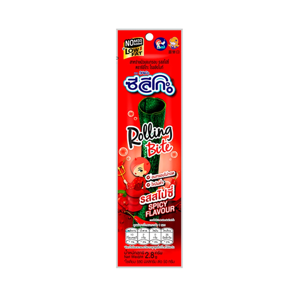 Seleco Роллы из морской капусты, острый вкус, 2,8 г