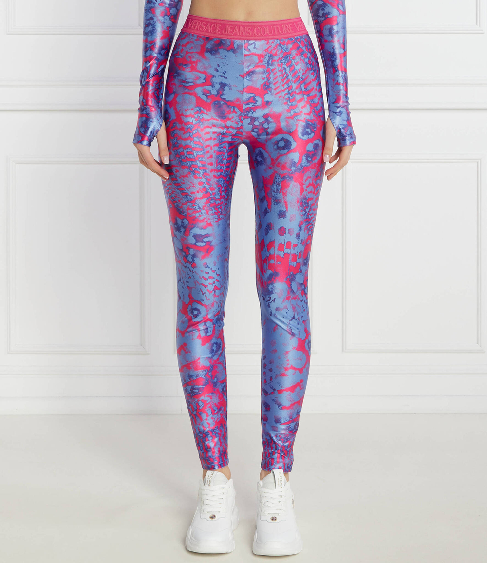 Леггинсы Versace Jeans Couture - голубой(76HAC101JS289)