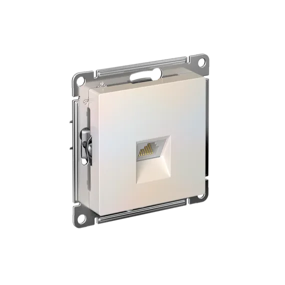 Розетка компьютерная RJ45 кат. Systeme Electric AtlasDesign Жемчуг ATN000486