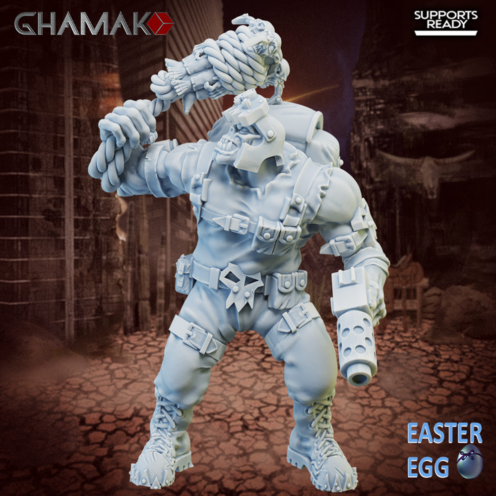 Orks Greenskins Ork Kommandos Орк-коммандос №1 миниатюра для dnd, днд, pathfinder, фентези, Настольная игра, НРИ, Варгейм, РПГ