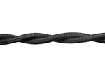 Витой ретро провод Черный Retrika RP-21508 / 3х1,5