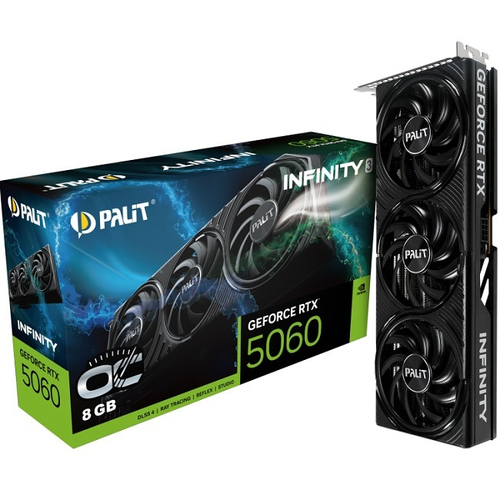 Видеокарта Palit GeForce RTX 5060 INFINITY 3 OC 8GB (NE75060T19P1-GB2063S)