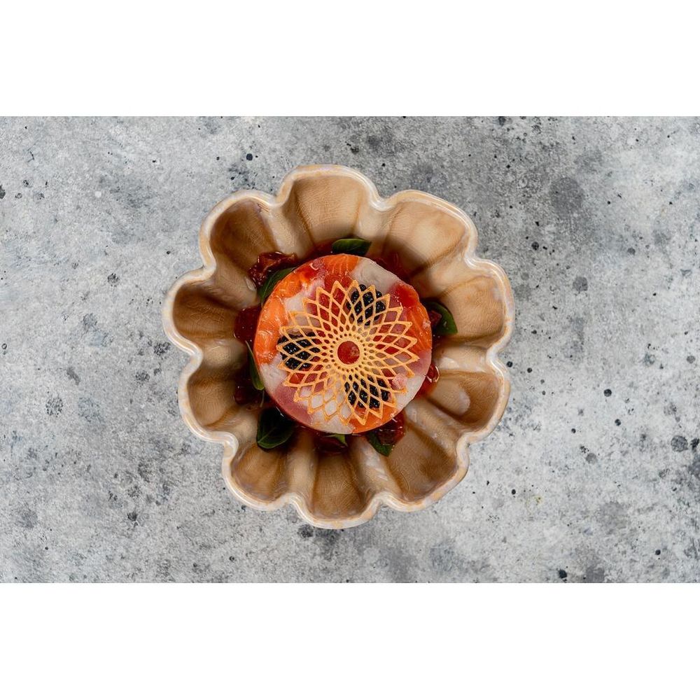 Салатник 450 мл d 14 см h7 см емкость для закусок Pearl Shell Frutti di Mare P.L. [6]